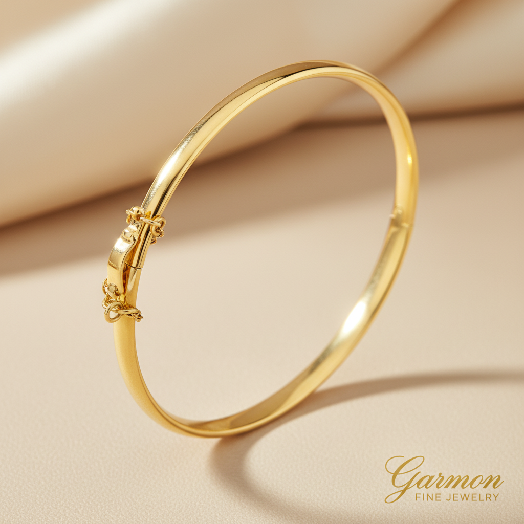 Pulsera Rígida Oro Amarillo 18k